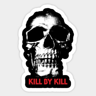 White Skull Sticker